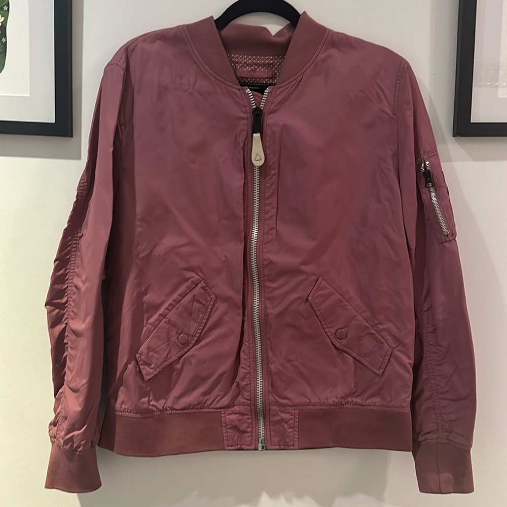 Alpha Industries Mauve Bomber Jacket